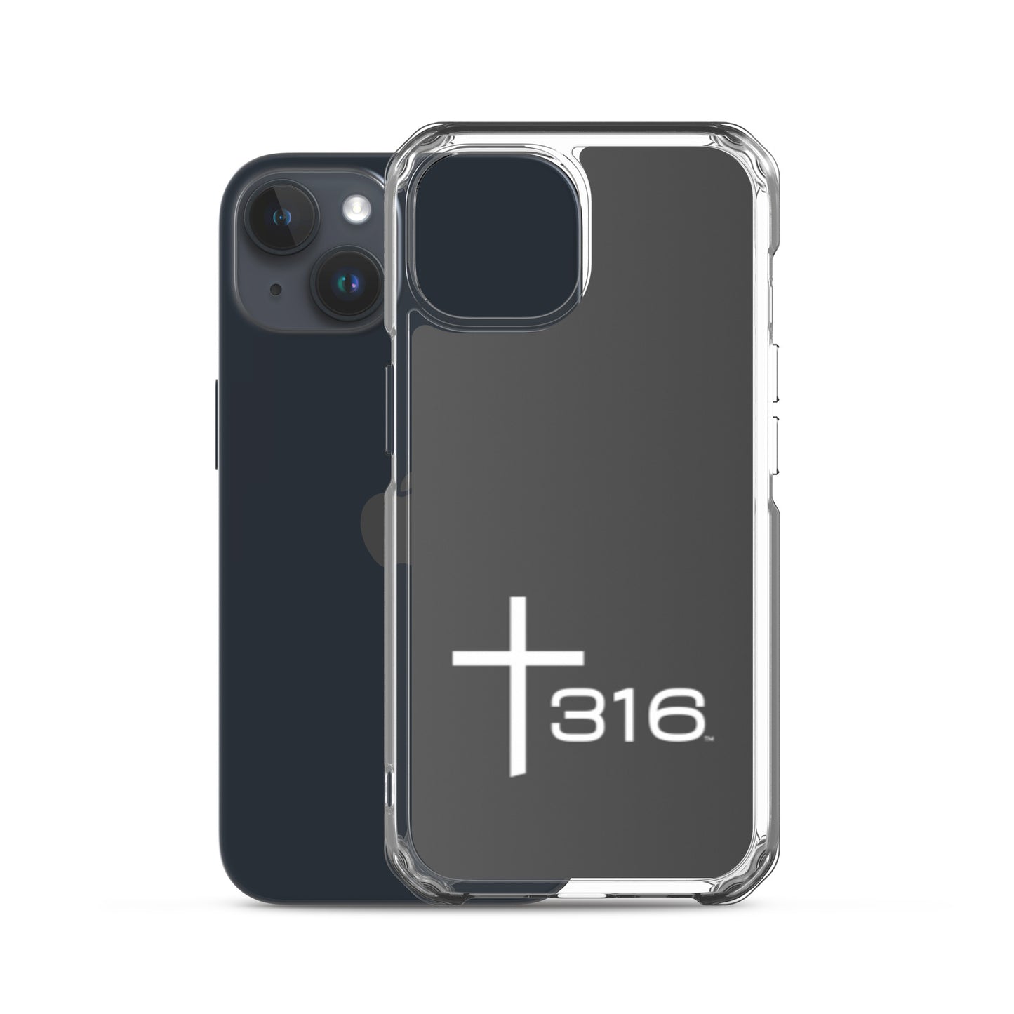 Stylish clear case for iPhone 11 Pro, inscribed with "blessed," offering both protection and a touch of inspiration.