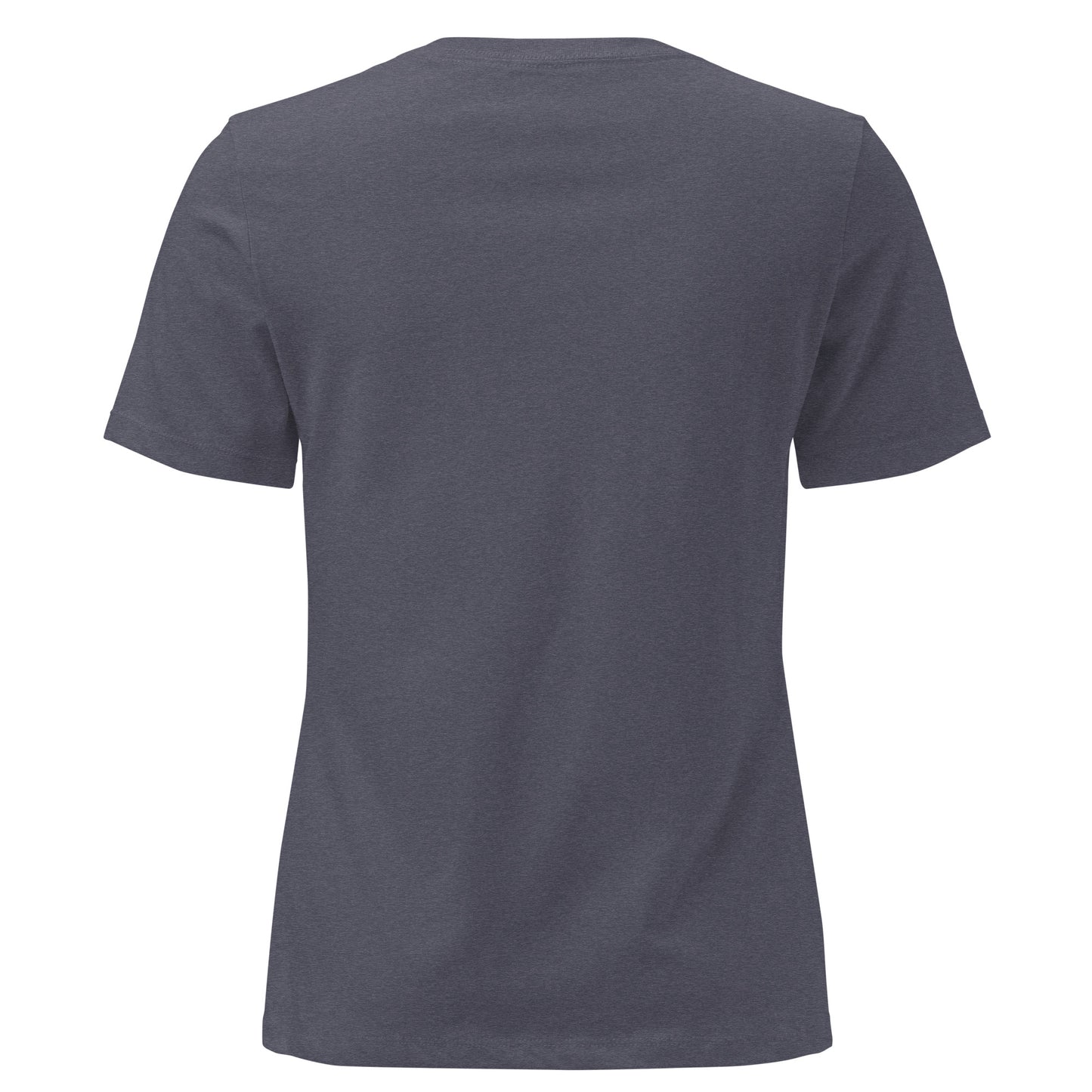 Trinity 3:16 Logo Christian womens tee in heather navy — Trinity 3:16 faith apparel