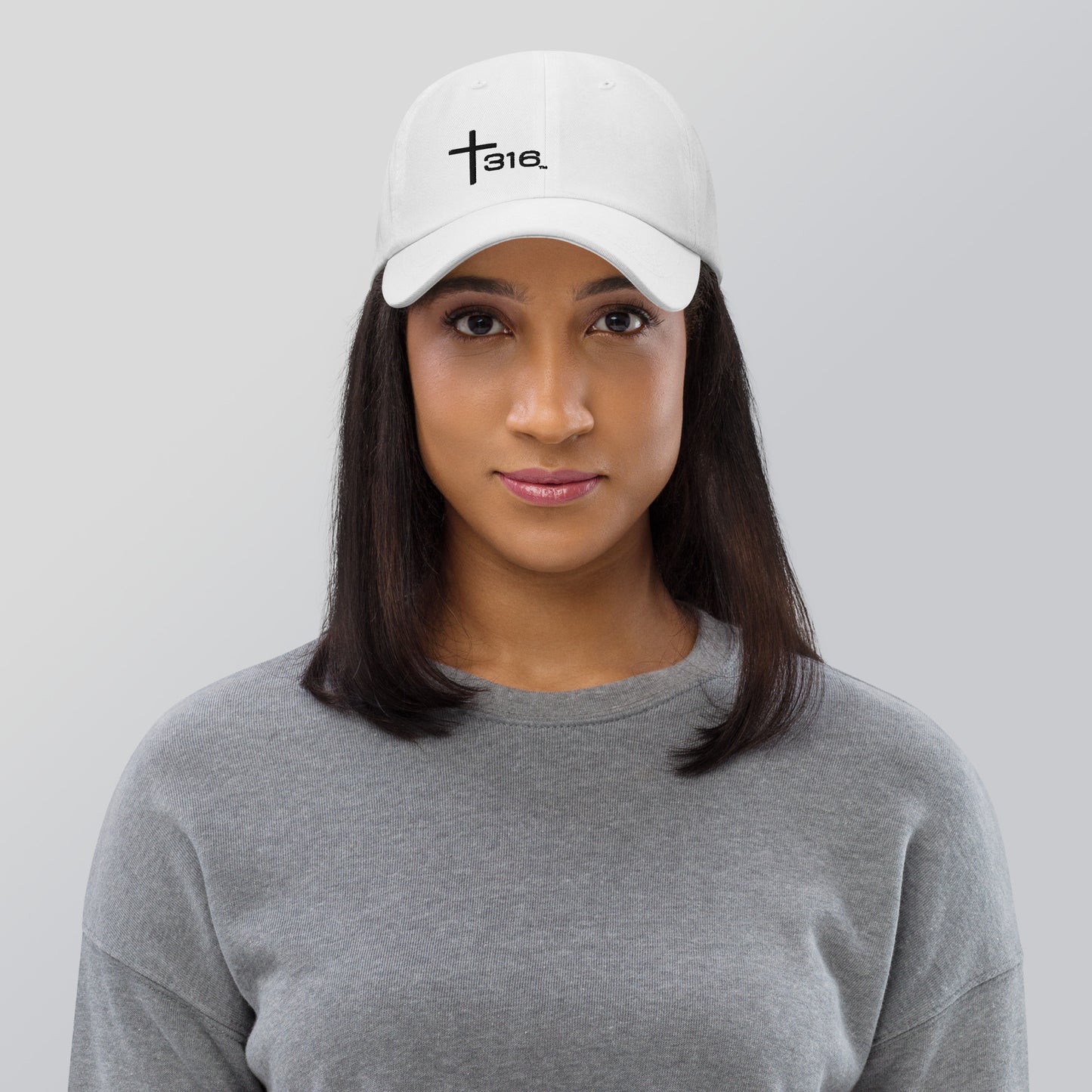 Trinity 316 ICON Unstructured Adjustable Hat - White