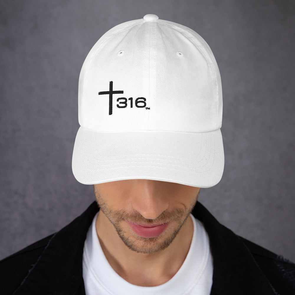Trinity 316 ICON Unstructured Adjustable Hat - White