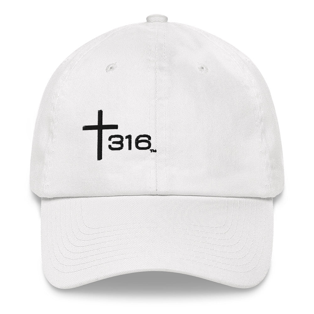 Trinity 316 ICON Unstructured Adjustable Hat - White