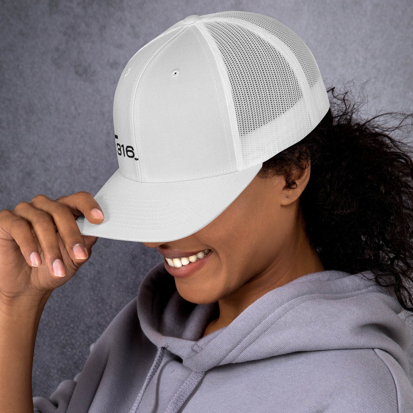 Trinity 316 ICON Structured Snapback Hat - White