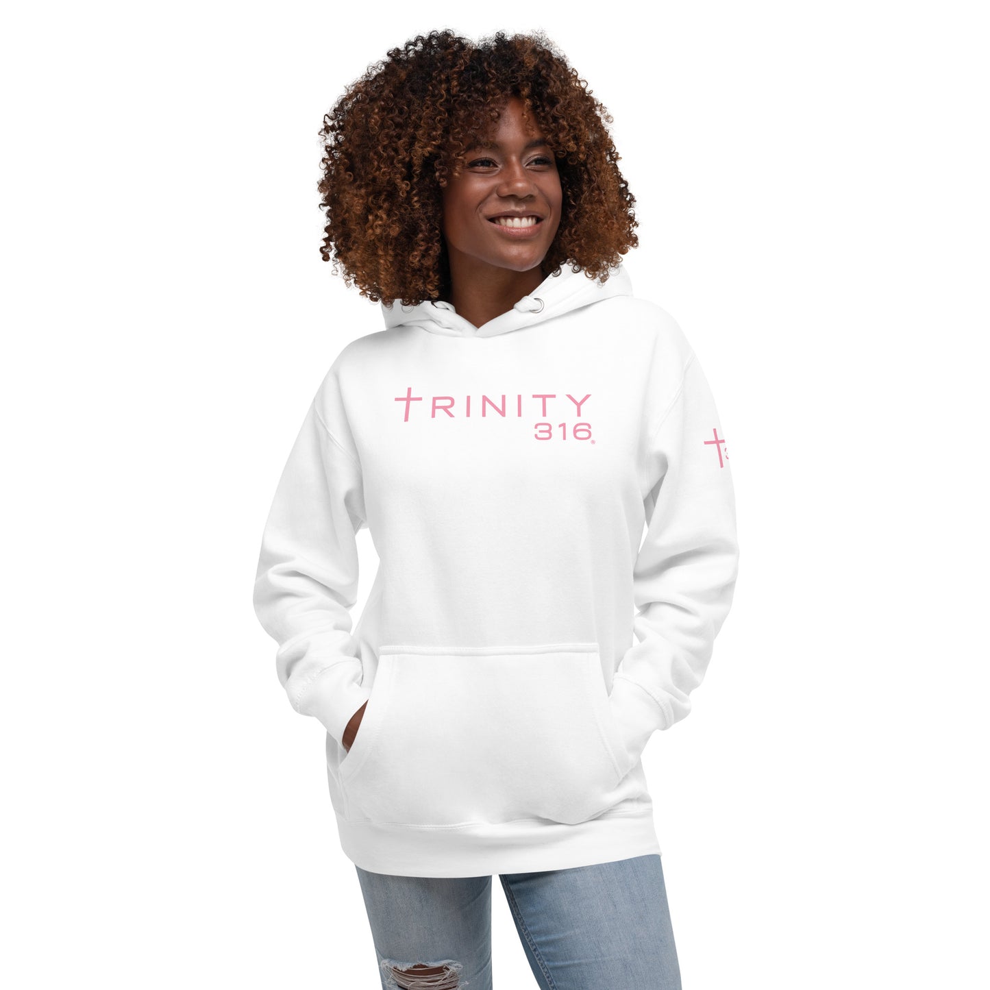 Trinity 316 Hoodie | Pink - White (Limited Edition)