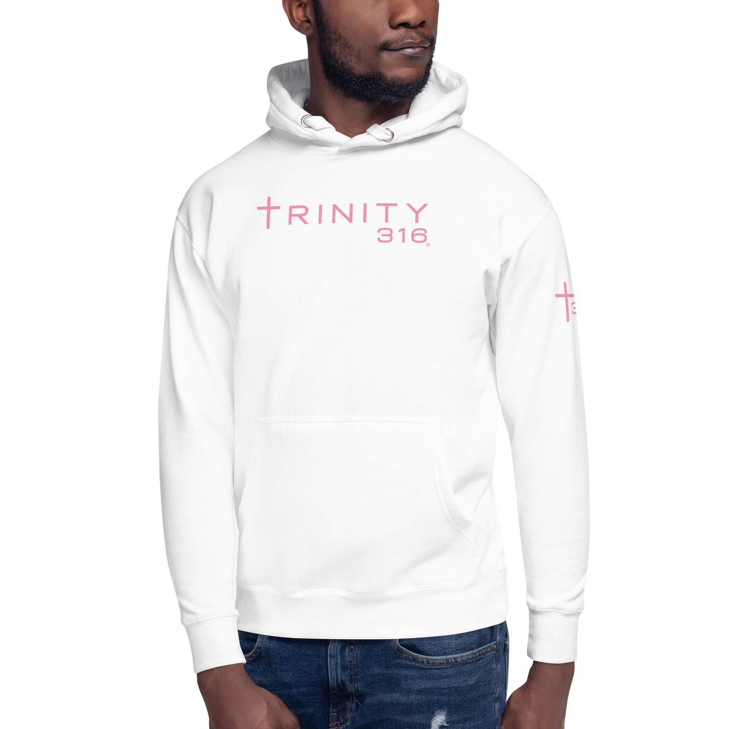 Trinity 316 Hoodie | Pink - White (Limited Edition)