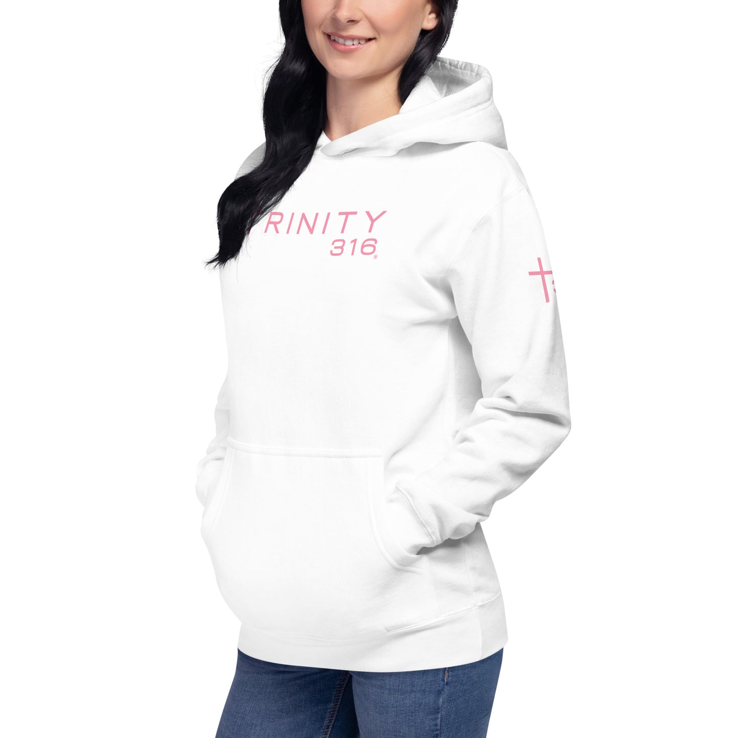 Trinity 316 Hoodie | Pink - White (Limited Edition)