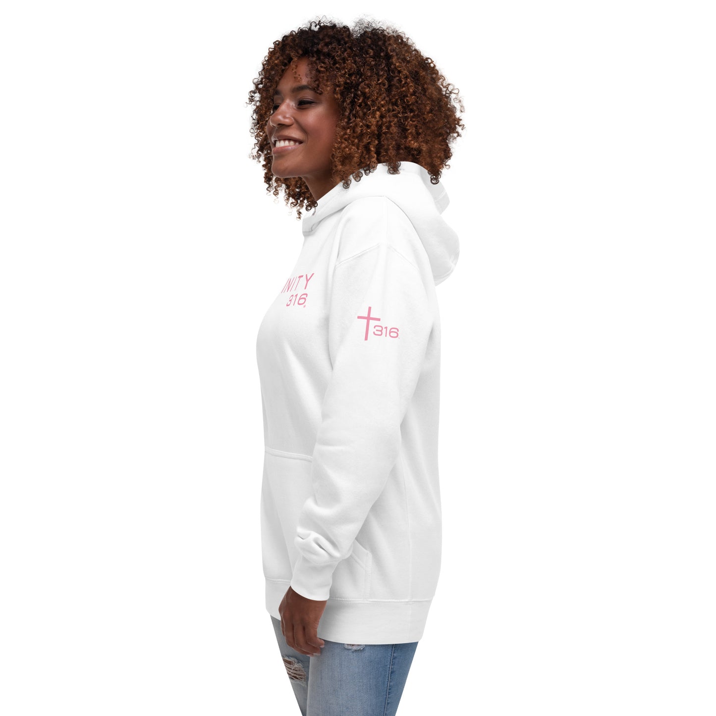 Trinity 316 Hoodie | Pink - White (Limited Edition)