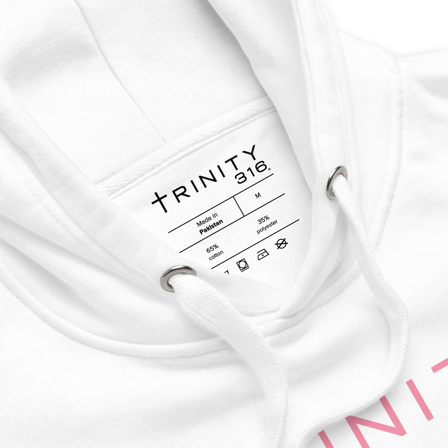 Trinity 316 Hoodie | Pink - White (Limited Edition)