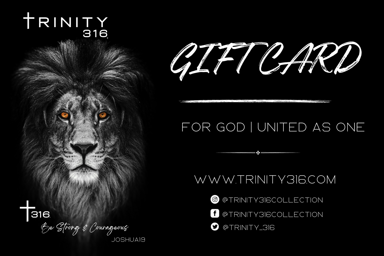 Trinity 316 Gift Cards