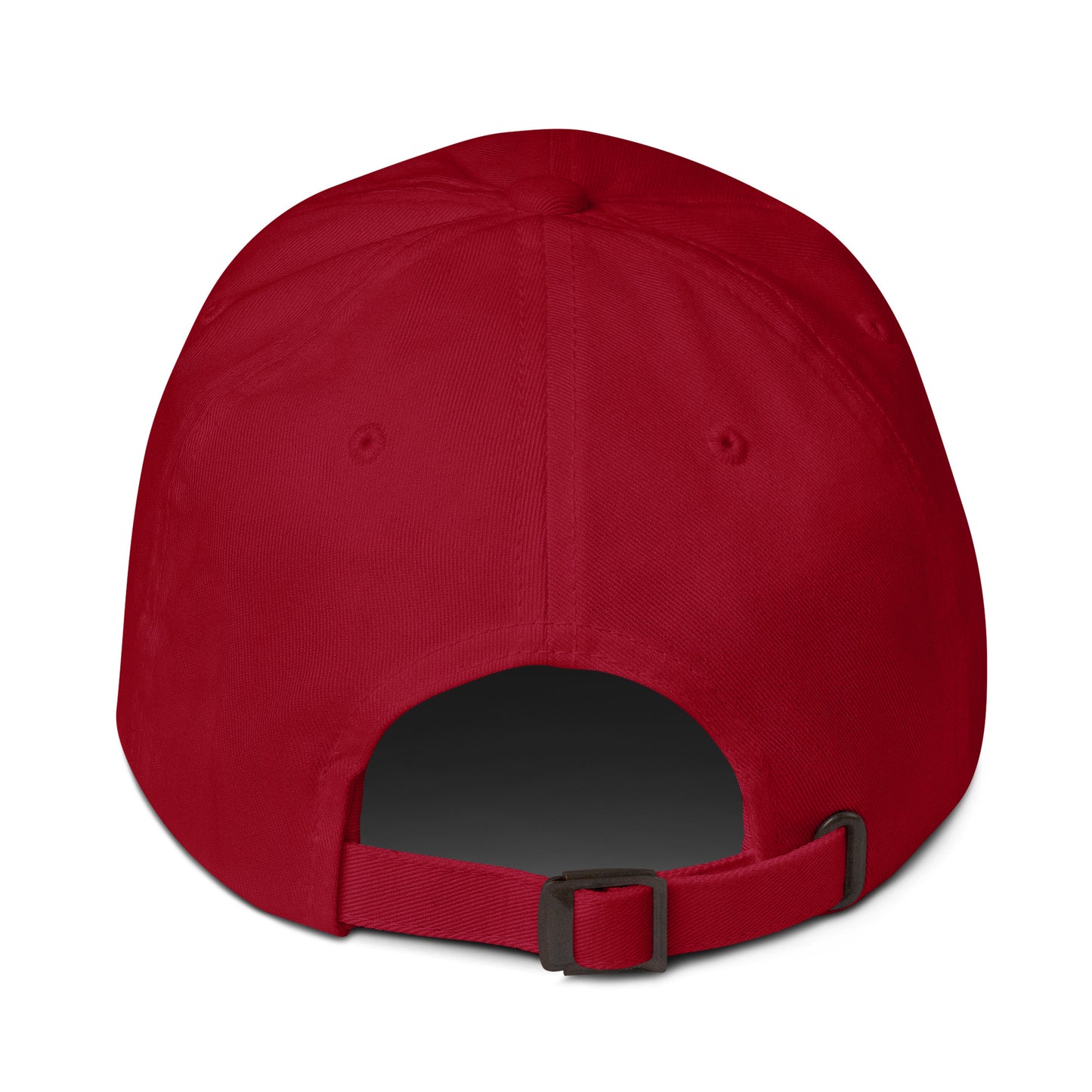 T316 Icon embroidered Christian dad hat in cranberry— Trinity 3:16 faith apparel

That completes the Dad Hat pair — Black thread and White thread. Ready for the Trucker Hat next, or wherever you'd like to go.