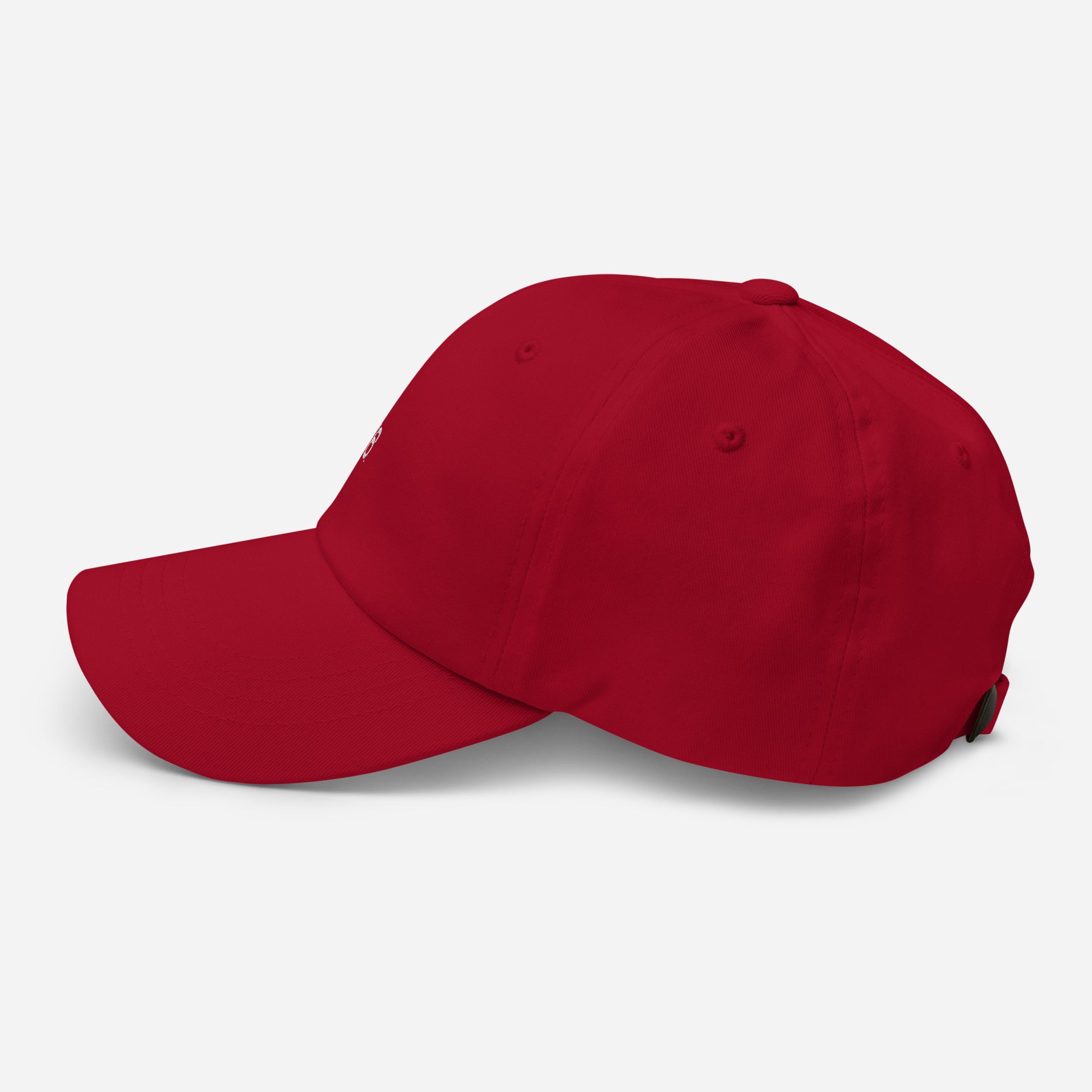 T316 Icon embroidered Christian dad hat in cranberry— Trinity 3:16 faith apparel

That completes the Dad Hat pair — Black thread and White thread. Ready for the Trucker Hat next, or wherever you'd like to go.
