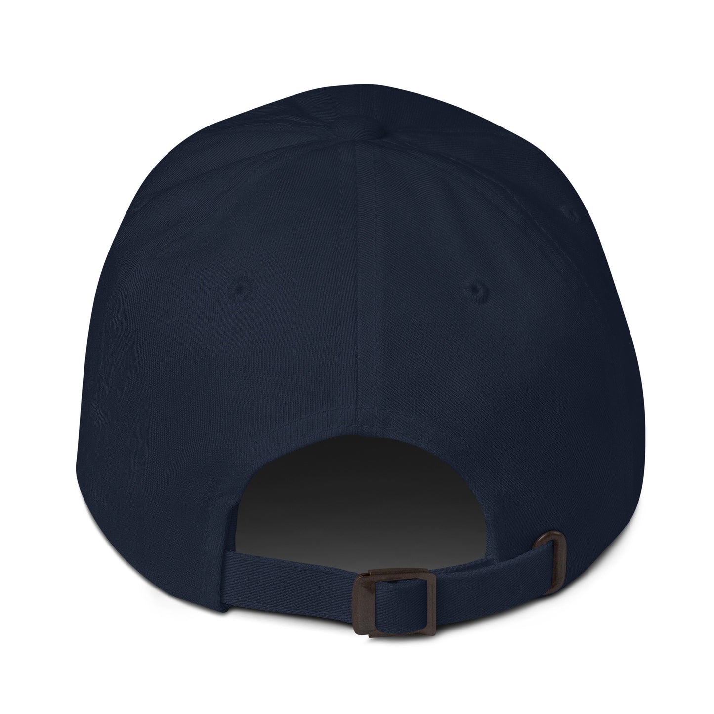 T316 Icon embroidered Christian dad hat in navy— Trinity 3:16 faith apparel

That completes the Dad Hat pair — Black thread and White thread. Ready for the Trucker Hat next, or wherever you'd like to go.
