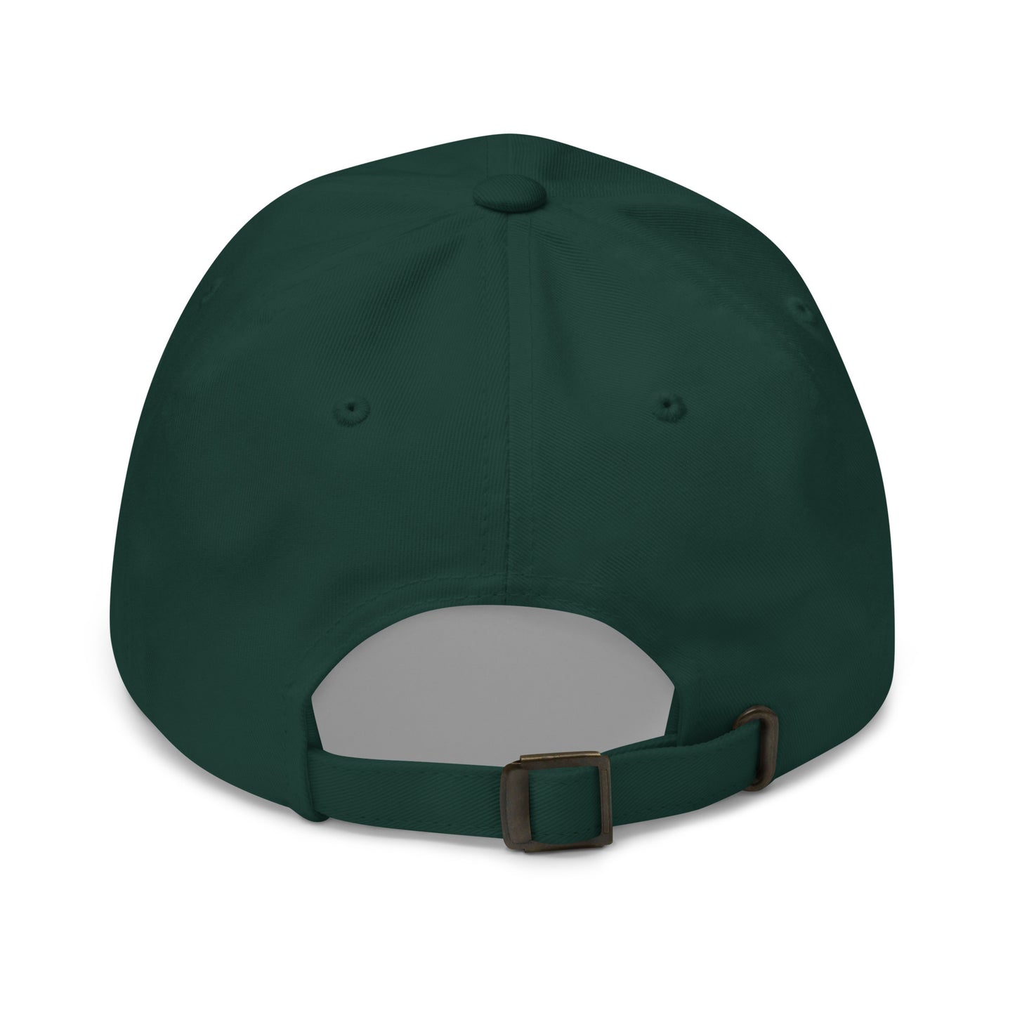T316 Icon embroidered Christian dad hat in spruce— Trinity 3:16 faith apparel

That completes the Dad Hat pair — Black thread and White thread. Ready for the Trucker Hat next, or wherever you'd like to go.