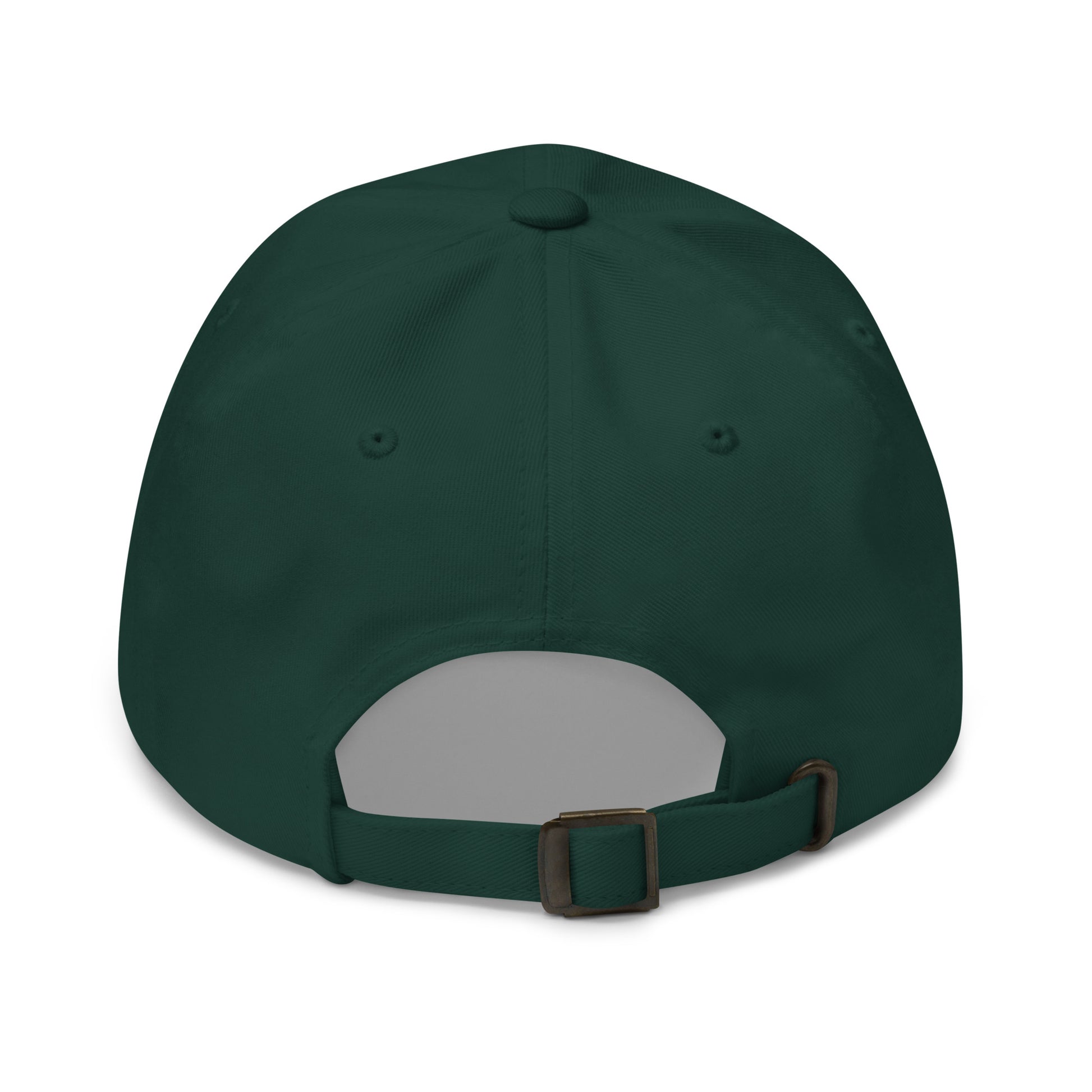 T316 Icon embroidered Christian dad hat in spruce— Trinity 3:16 faith apparel

That completes the Dad Hat pair — Black thread and White thread. Ready for the Trucker Hat next, or wherever you'd like to go.
