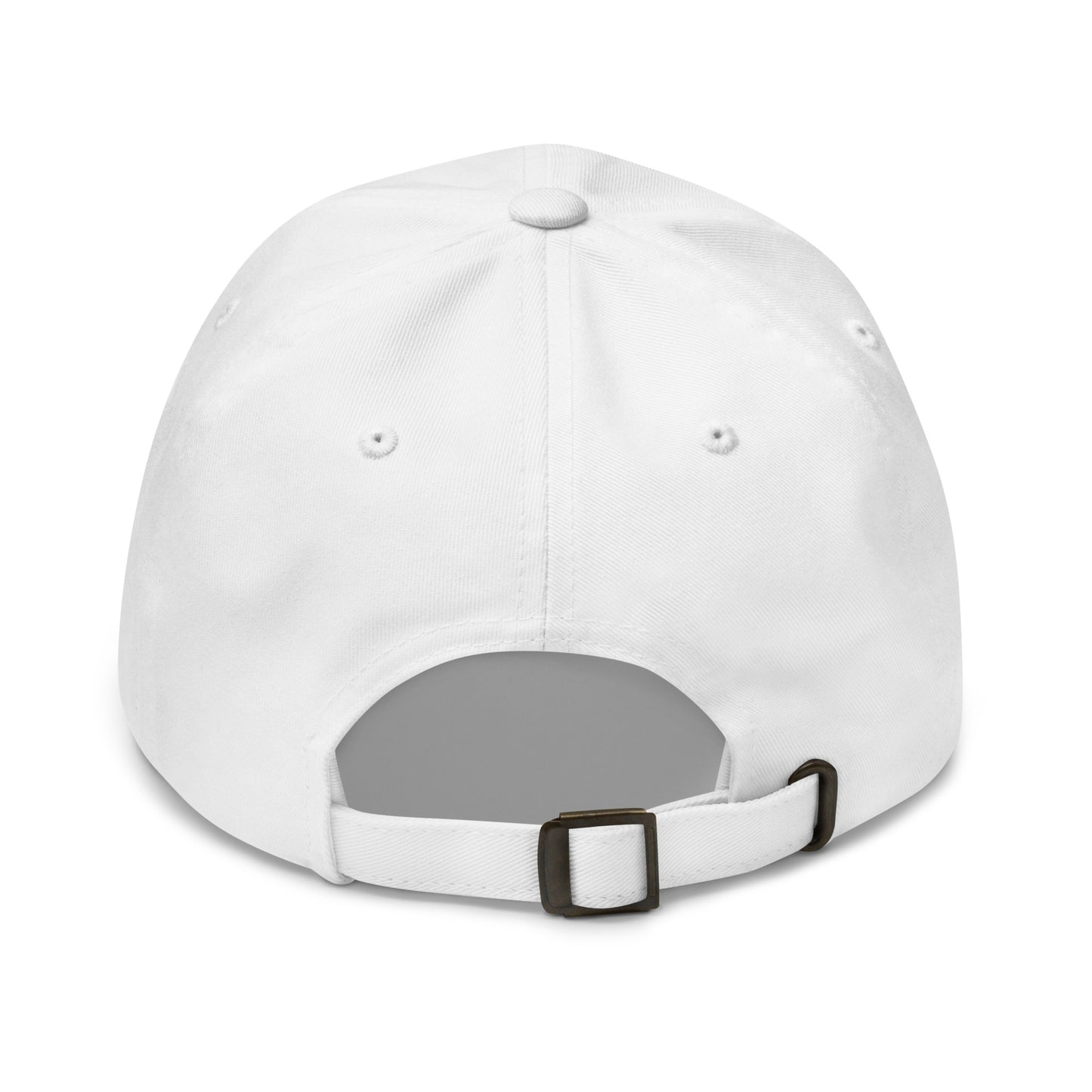 T316 Icon embroidered Christian dad hat in white— Trinity 3:16 faith apparel