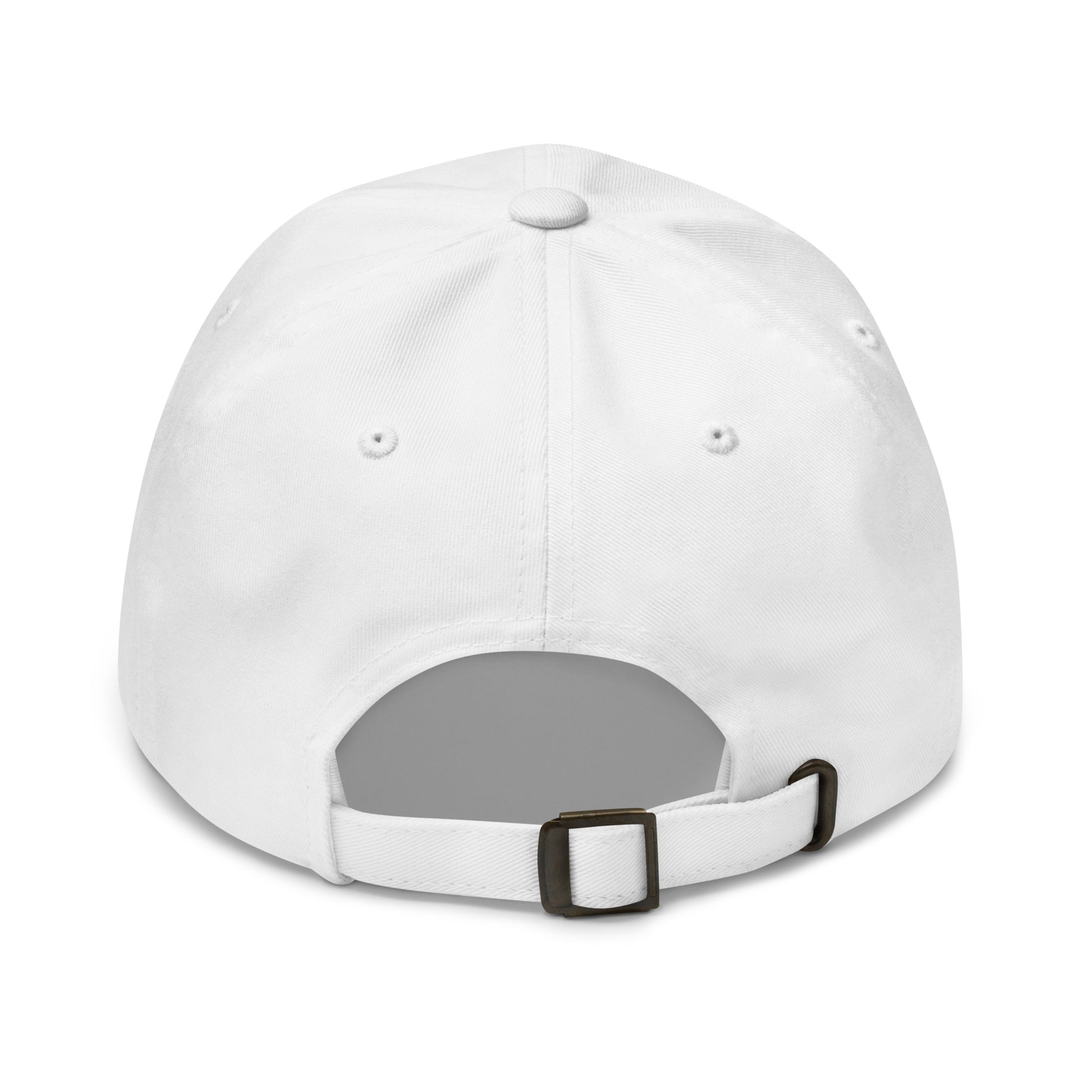 T316 Icon embroidered Christian dad hat in white— Trinity 3:16 faith apparel