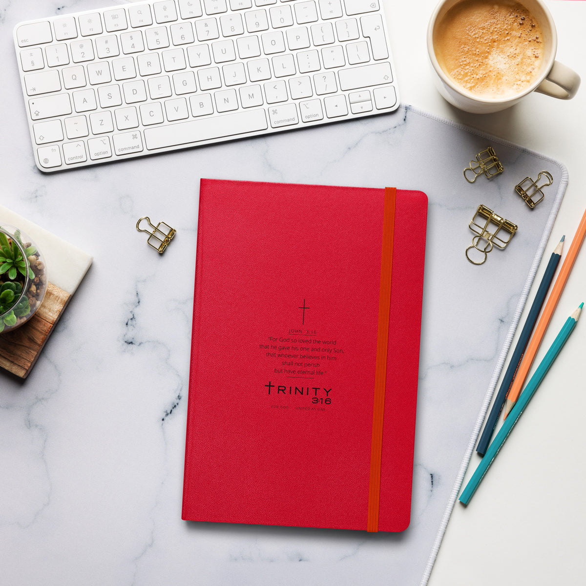John 3:16 Christian journal cover — Trinity 3:16 faith apparel