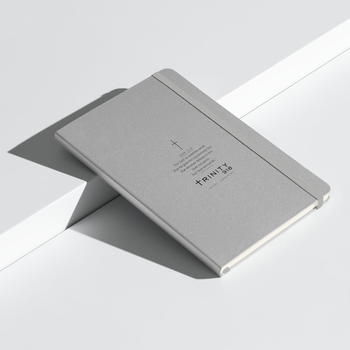 John 3:16 Christian journal cover — Trinity 3:16 faith apparel