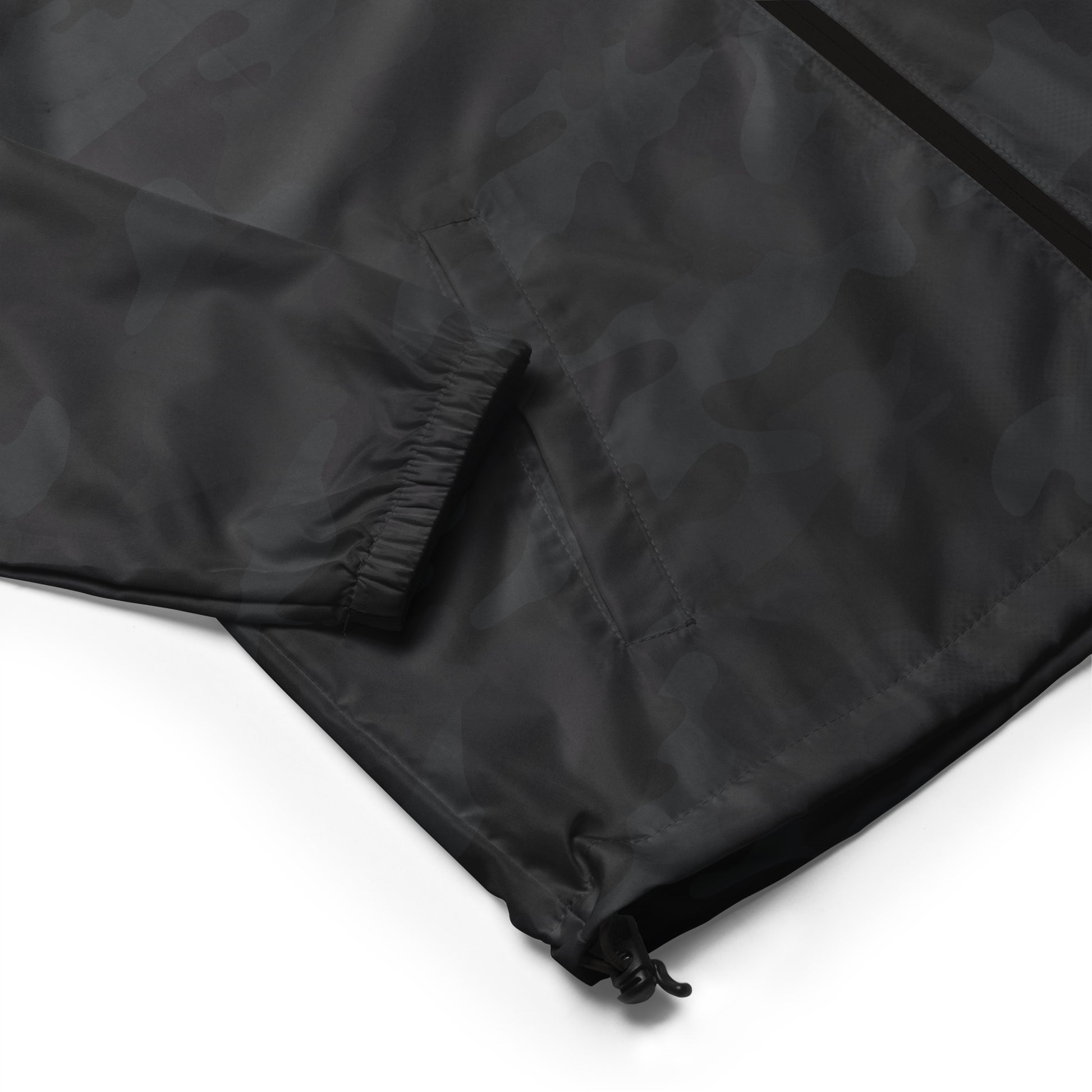 T316 Icon Christian windbreaker in black camo — Trinity 3:16 faith apparel