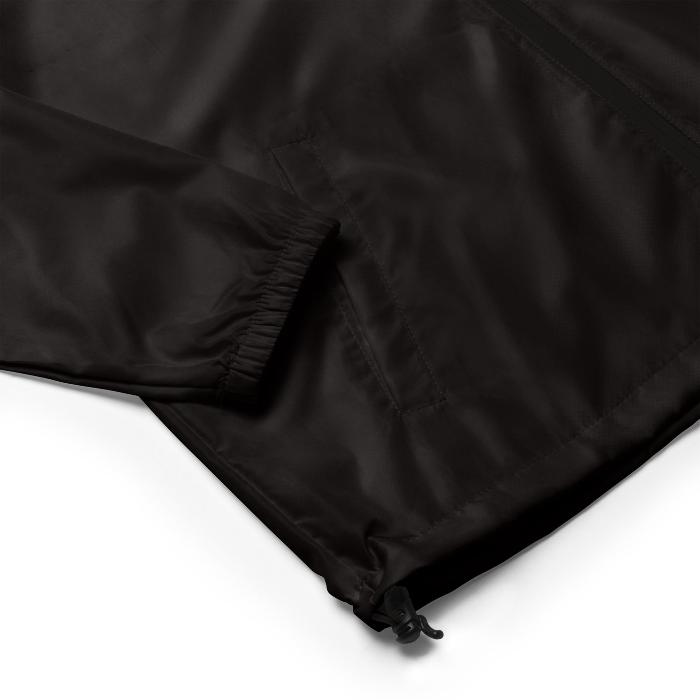 T316 Icon Christian windbreaker in black — Trinity 3:16 faith apparel