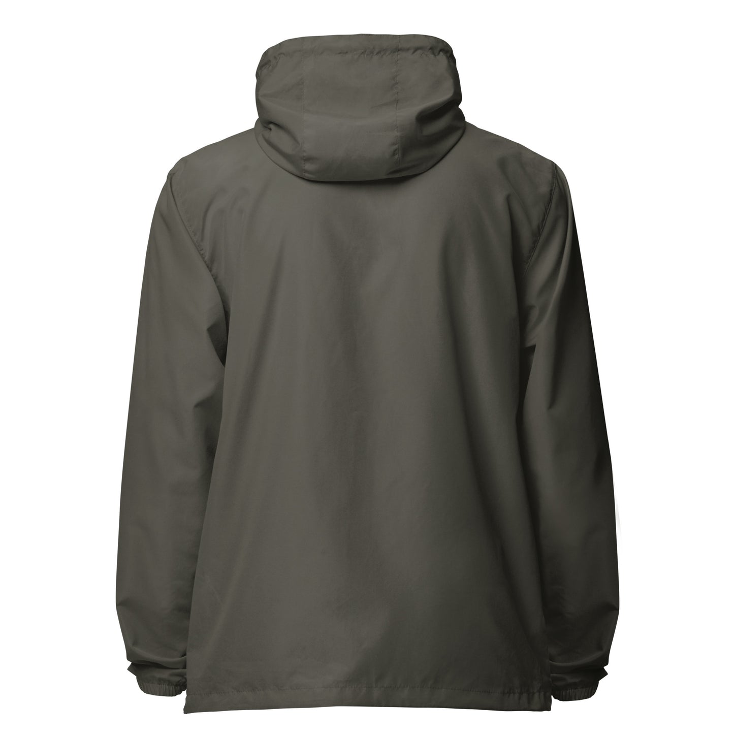 T316 Icon Christian windbreaker in graphite— Trinity 3:16 faith apparel