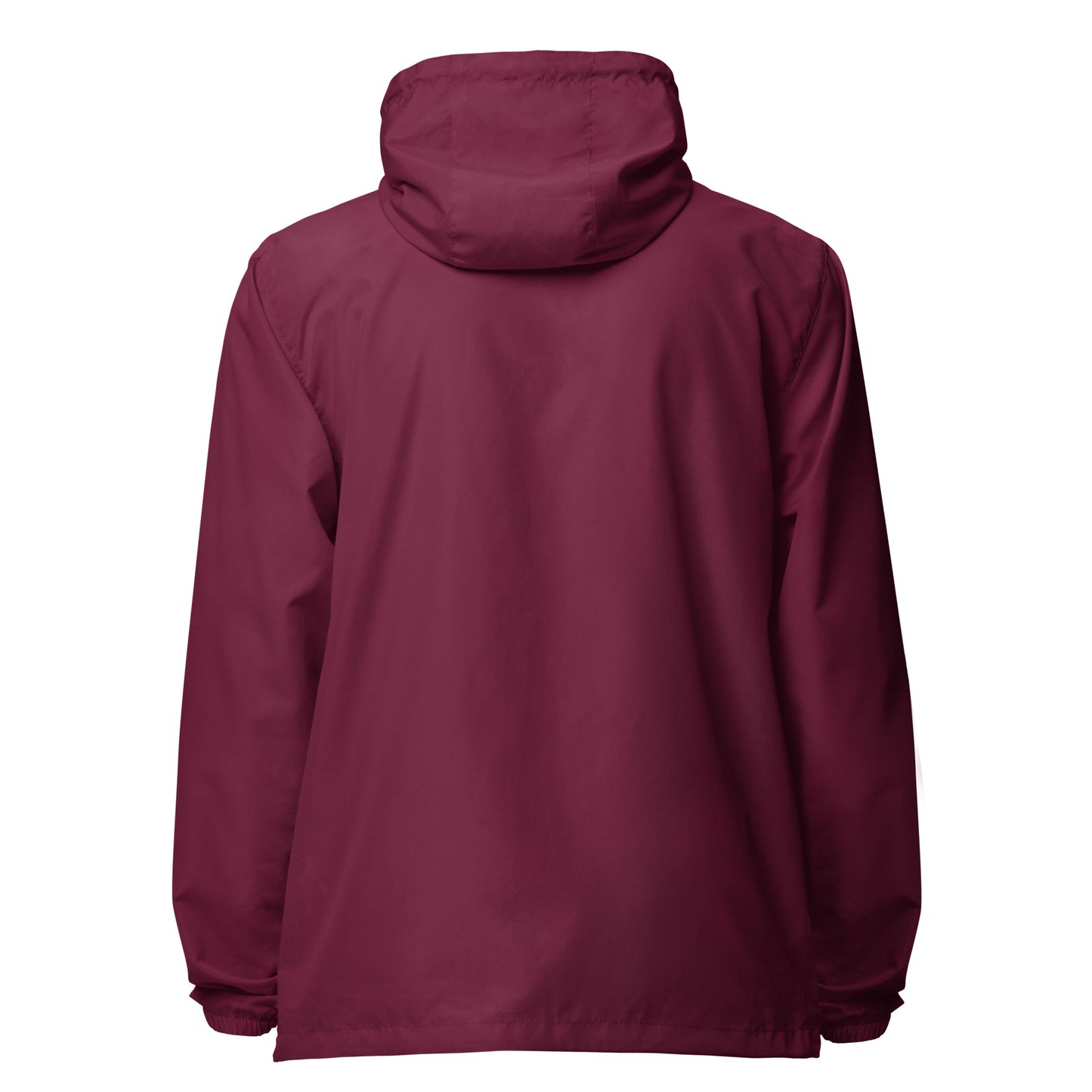 T316 Icon Christian windbreaker in maroon— Trinity 3:16 faith apparel