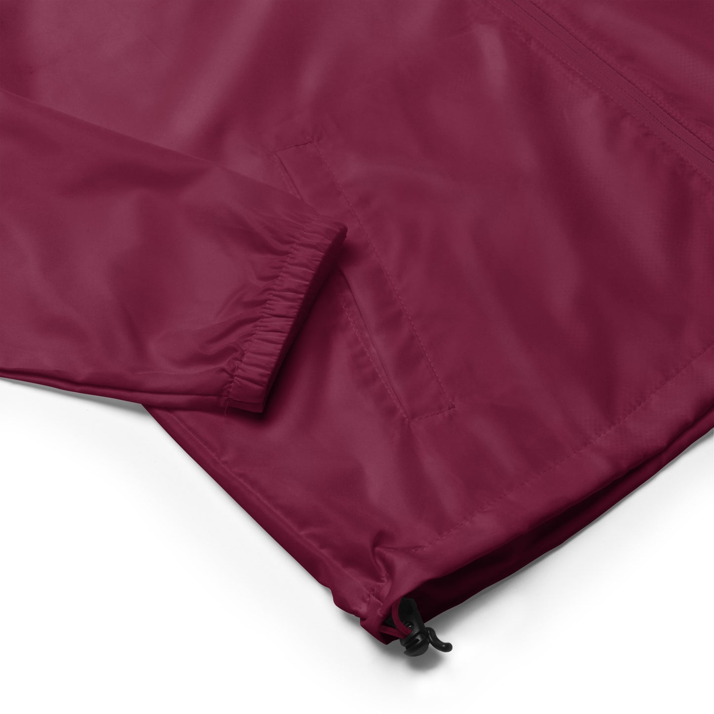 T316 Icon Christian windbreaker in maroon— Trinity 3:16 faith apparel