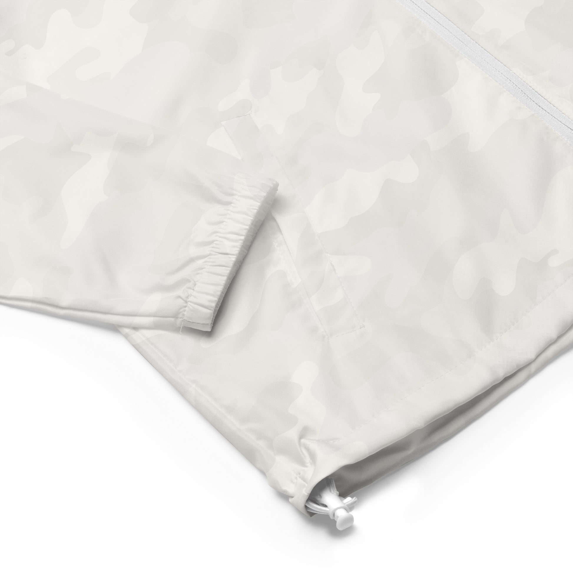T316 Icon Christian windbreaker in white camo — Trinity 3:16 faith apparel