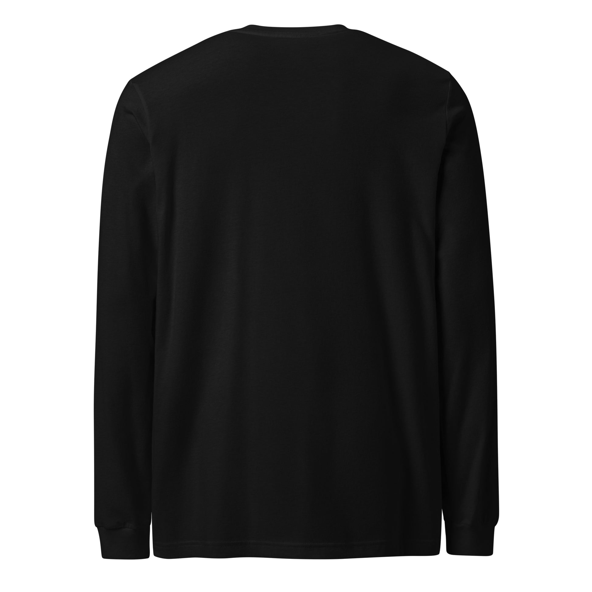 Trinity 3:16 Logo Christian long sleeve tee in black— Trinity 3:16 faith apparel