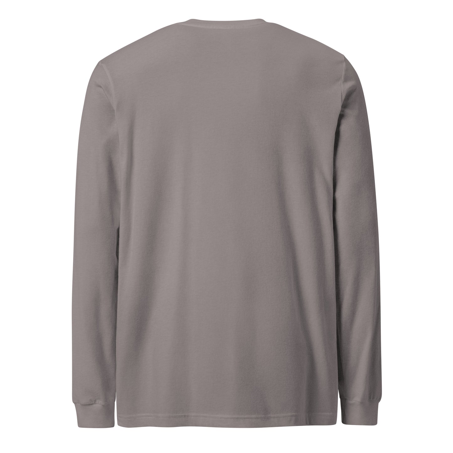 Trinity 3:16 Logo Christian long sleeve tee in storm— Trinity 3:16 faith apparel