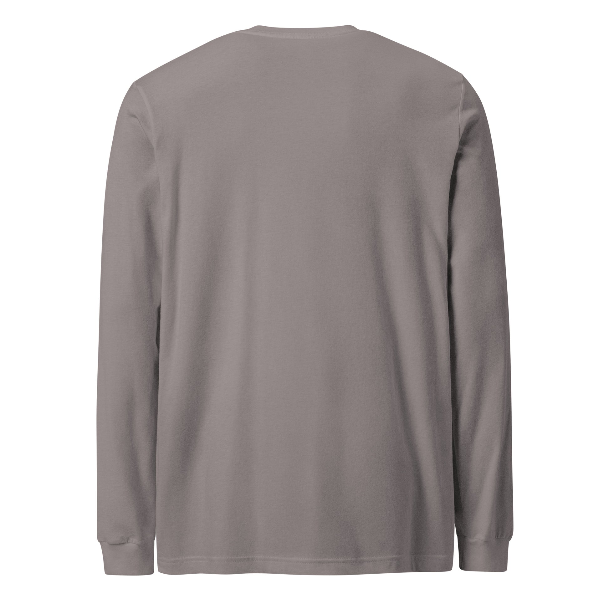 Trinity 3:16 Logo Christian long sleeve tee in storm— Trinity 3:16 faith apparel