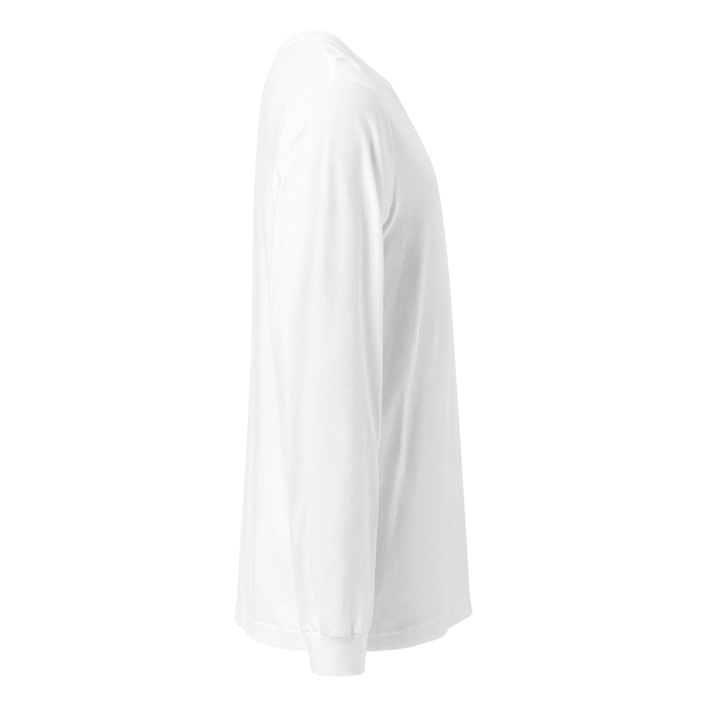 Trinity 3:16 Logo Christian long sleeve tee in white— Trinity 3:16 faith apparel