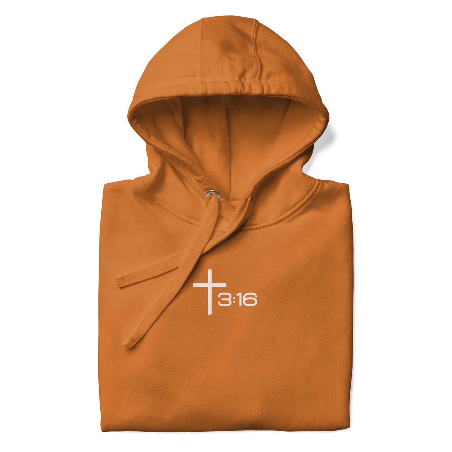 T316 Icon Christian hoodie in autumn— Trinity 3:16 faith apparel