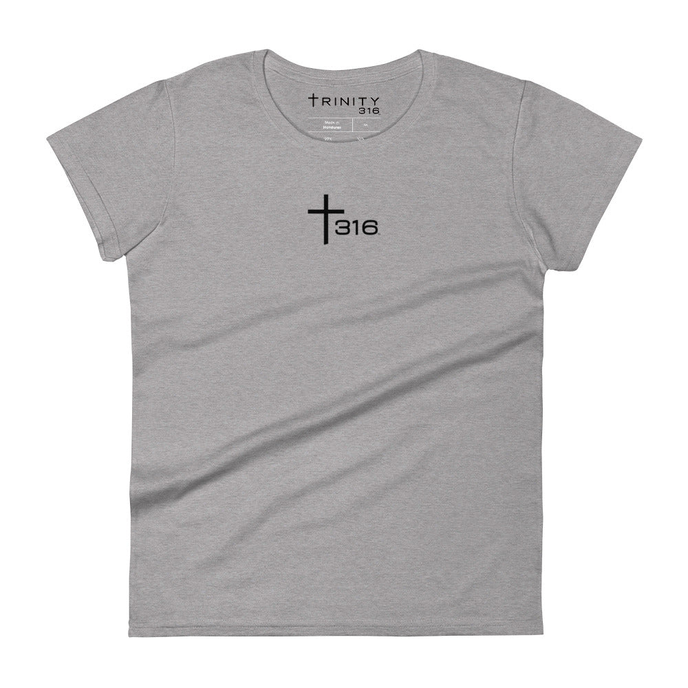 Trinity 316 ICON Woman's Short Sleeve T-Shirt | Grey Heather