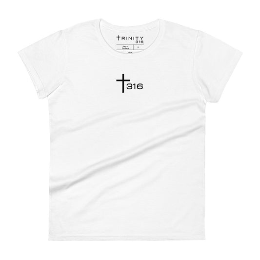 Trinity 316 ICON Woman's Short Sleeve T-Shirt | White