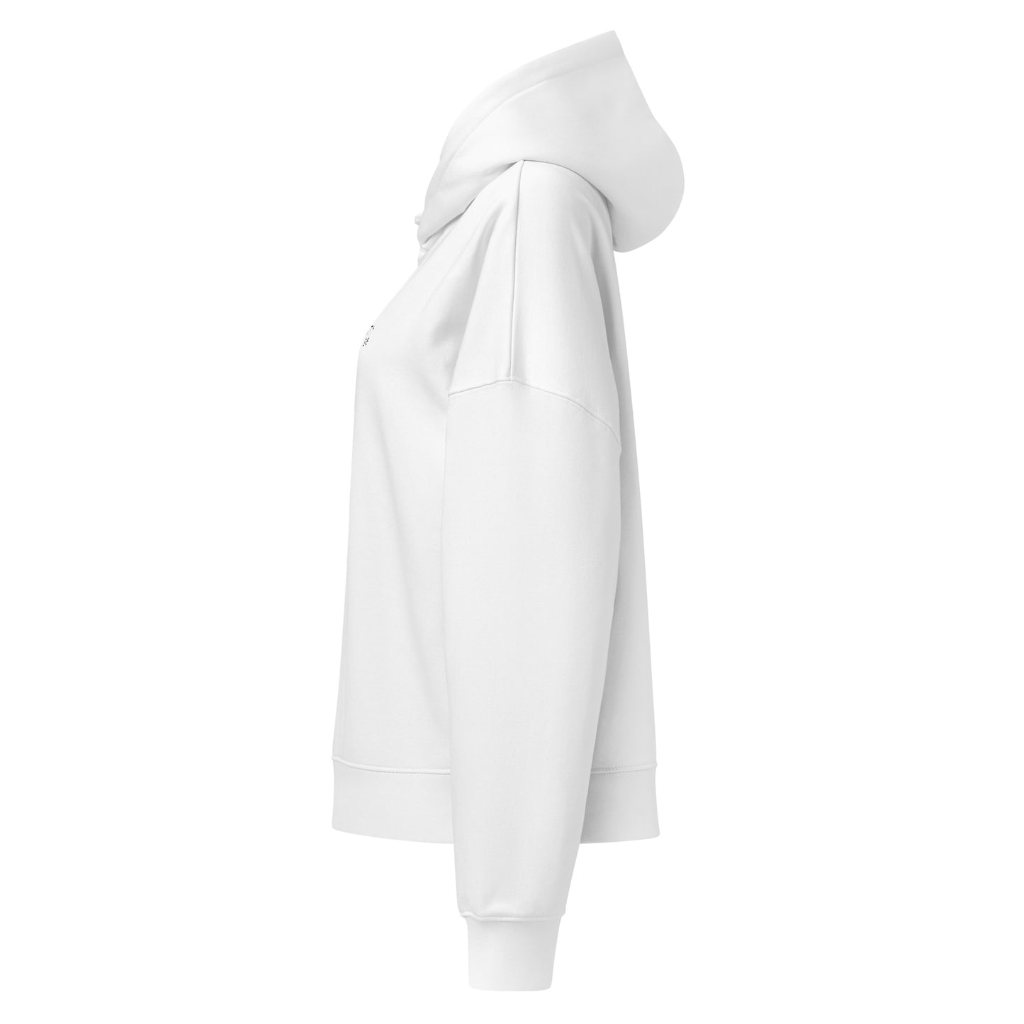 Trinity 3:16 Logo Christian womens hoodie in white— Trinity 3:16 faith apparel
