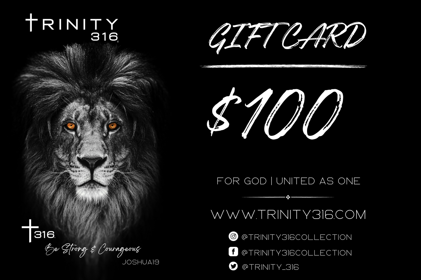 Trinity 316 Gift Card