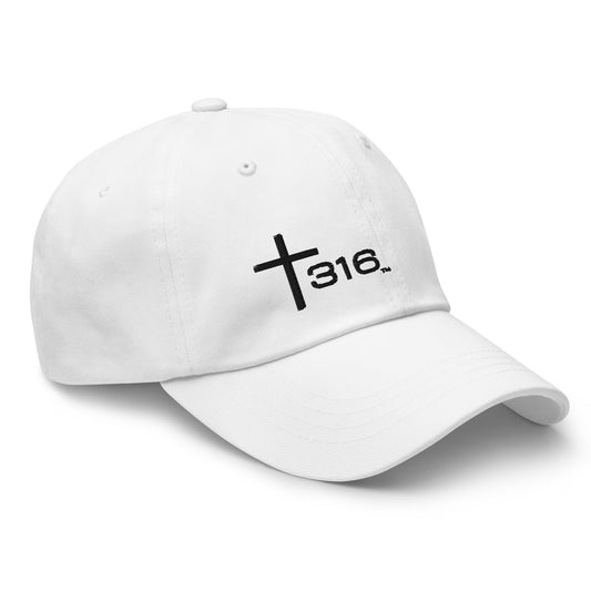 Trinity 316 ICON Unstructured Adjustable Hat - White