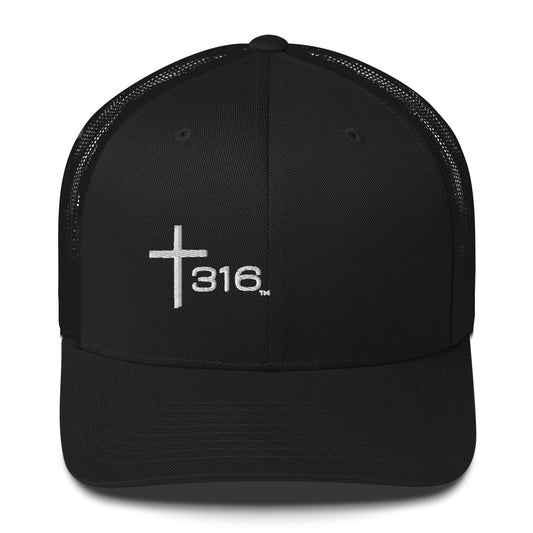 Trinity 316 ICON Structured Snapback Hat - Black