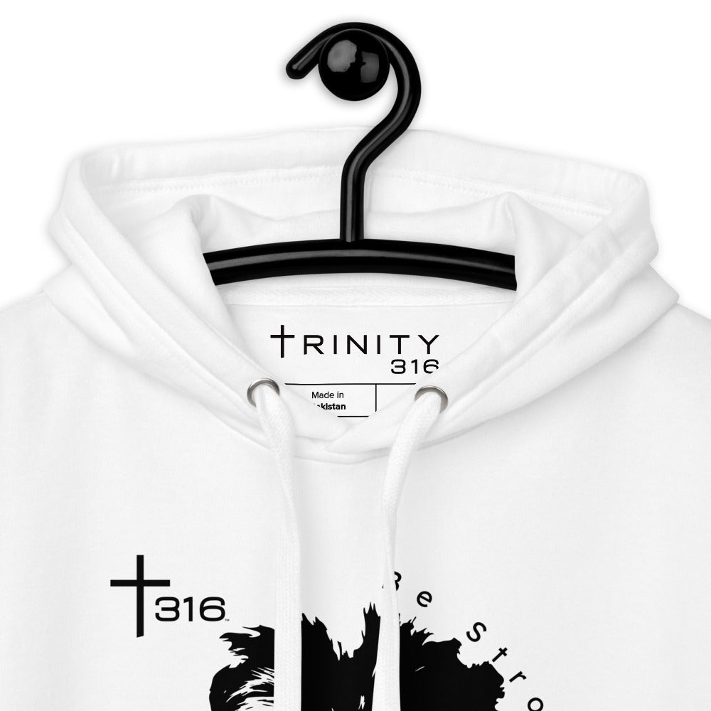 Trinity 316 Hoodie | JOSHUA 1:9  - White