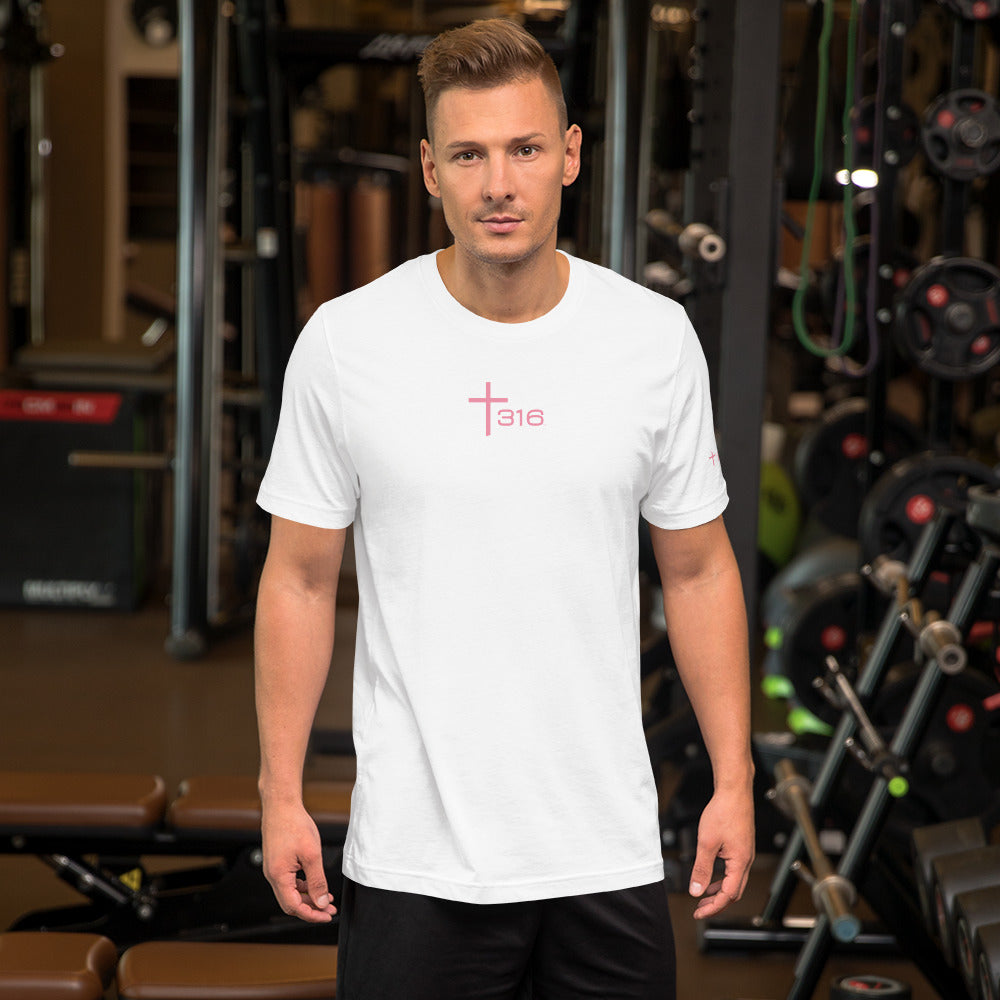 Trinity 316 ICON T-Shirt | Pink - White (Limited Edition)